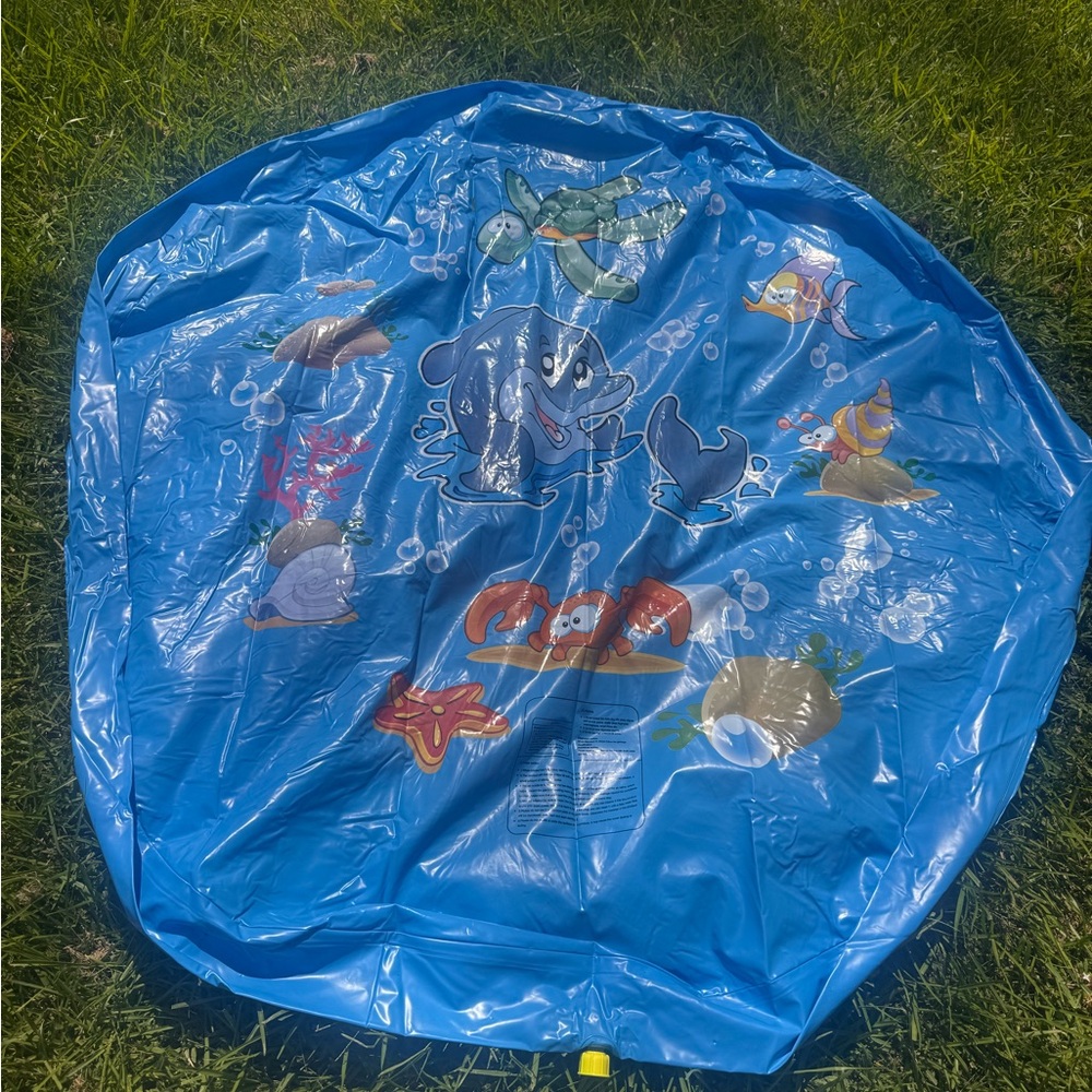 Splash Pad with Sea Creatures